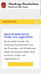 Mobile Screenshot of musikzug-muschenheim.de